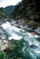 Whitewater rafting the Wild and Scenic California Salmon